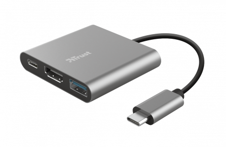 CONECTICA - Trust Dalyx 3-in-1 Multiport USB-C Adapt