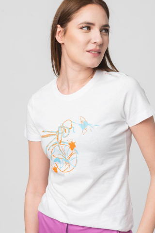 TSHIRT CASUAL F BICICLETA COLOR WHITE-M [3]