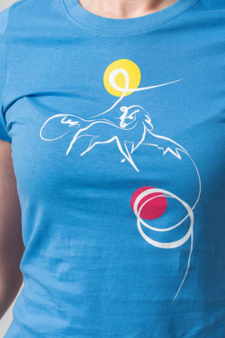 TSHIRT CASUAL F CAL PEGAS AZURE-S [5]