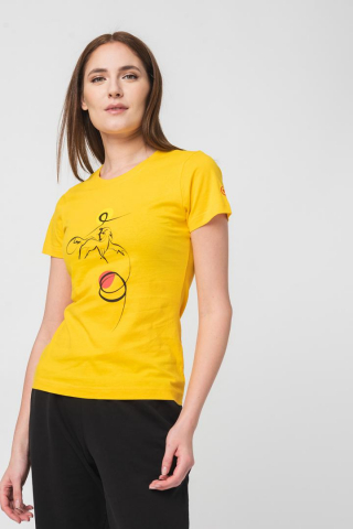 Produse - TSHIRT CASUAL F CAL PEGAS YELLOW-M