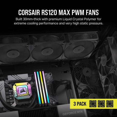 Vent CORSAIR RS120 THICK MAX 3x120mm [6]