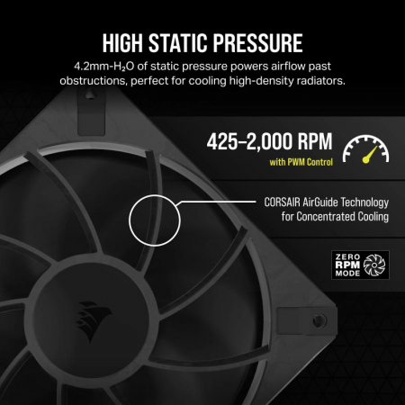 Vent CORSAIR RS120 THICK MAX 3x120mm [8]