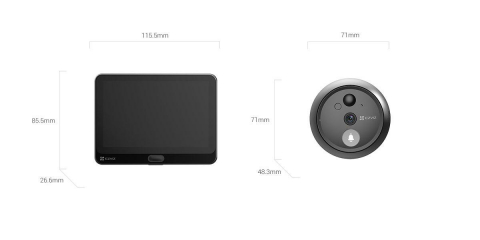 AUTOMATIZARI CASA - VIZOR WIRELESS 2MP IR3M SONERIE