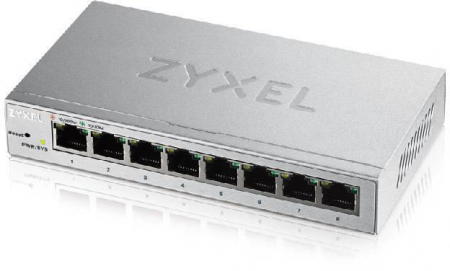 Produse - ZYXEL GS1200-8 8-PORT GBE METAL SWITCH