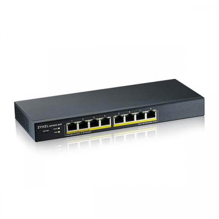 Produse - ZYXEL GS1900-8HP 8PORT GBE L2 POE SWITCH