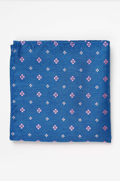 Batista albastra cu motive florale roz [2]