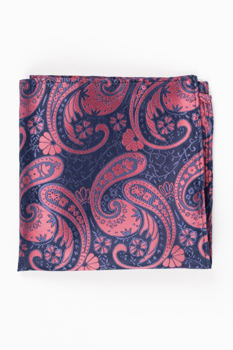 Batista albastra cu motive paisley roz [2]