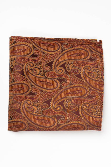 Batista maro cu imprimeu floral portocaliu [2]