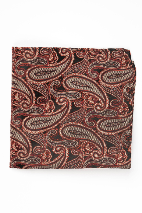 Batista matase cu paisley rosu [2]