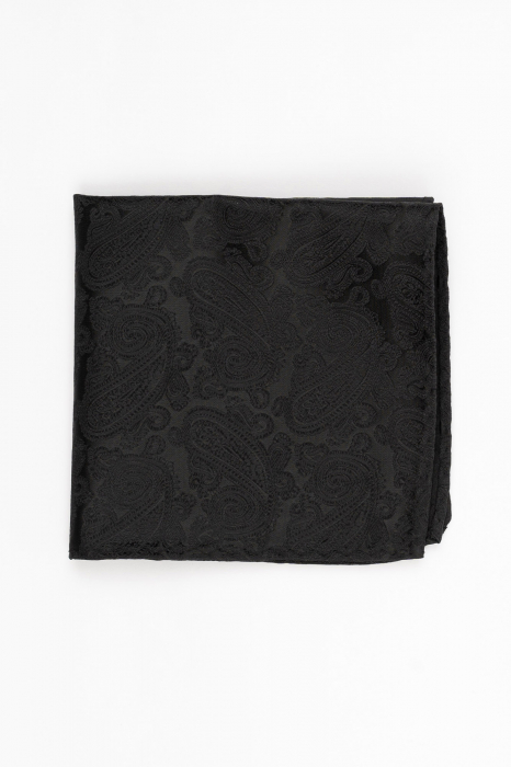 Batista neagra cu imprimeu negru [2]