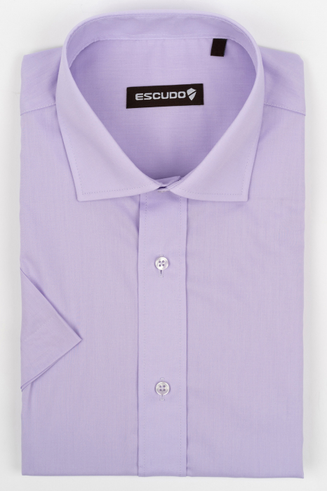 Camasa 2XL-3XL mov regular fit cu maneca scurta [1]