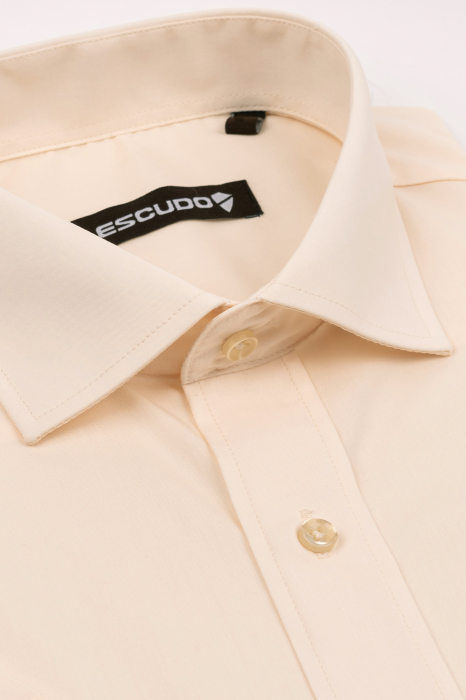 Camasa 2XL bej regular fit  cu maneca scurta [2]