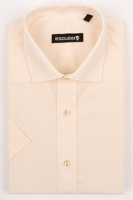 Camasa 2XL bej regular fit  cu maneca scurta [1]