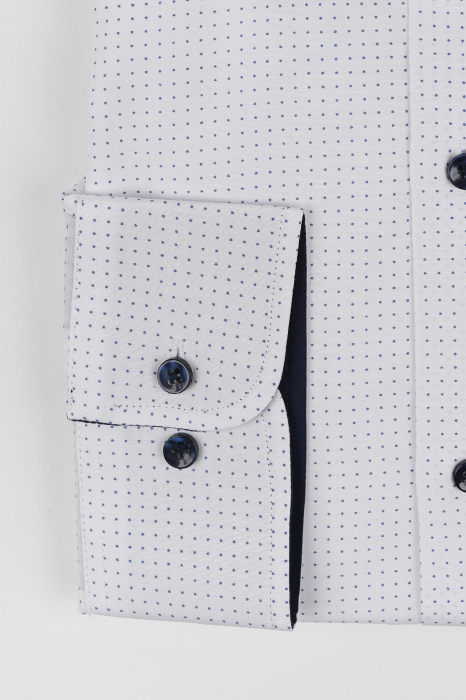 Camasa alba 2XL cu buline mici [3]