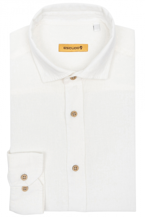 Camasa alba casual barbati regular fit  din in 2XL [4]