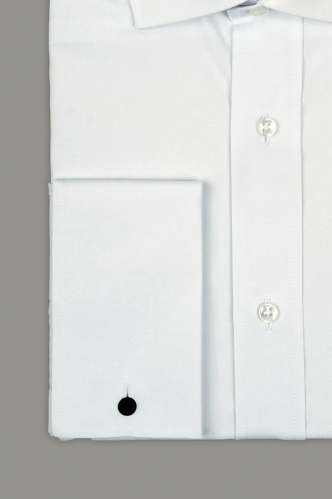 Camasa alba cu mansete pentru butoni regular fit 45/46 - 2XL [2]