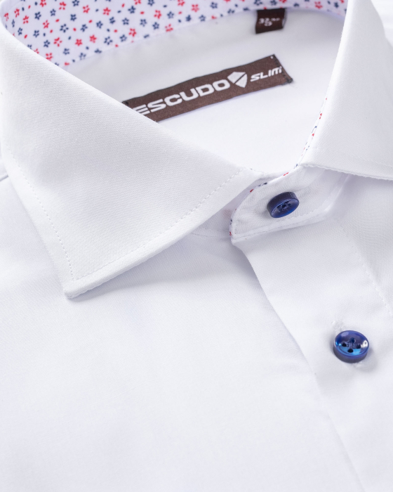 Camasa alba office slim fit [5]