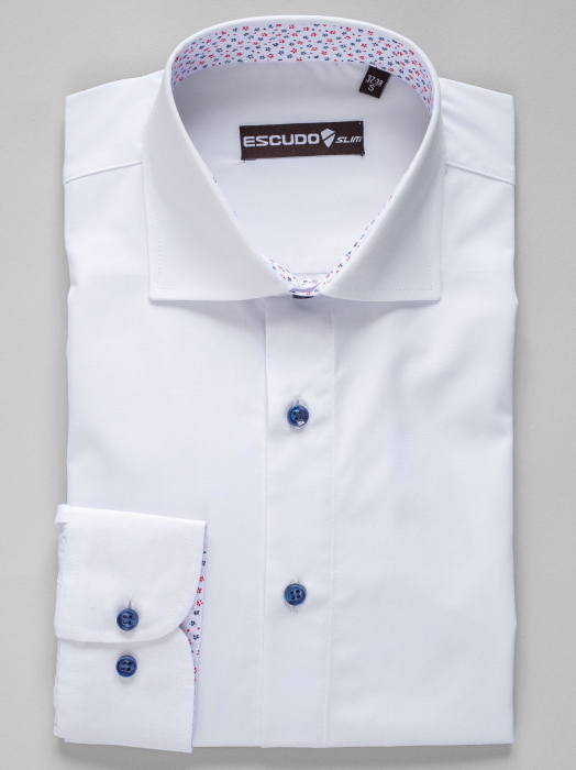 Camasa alba office slim fit [4]
