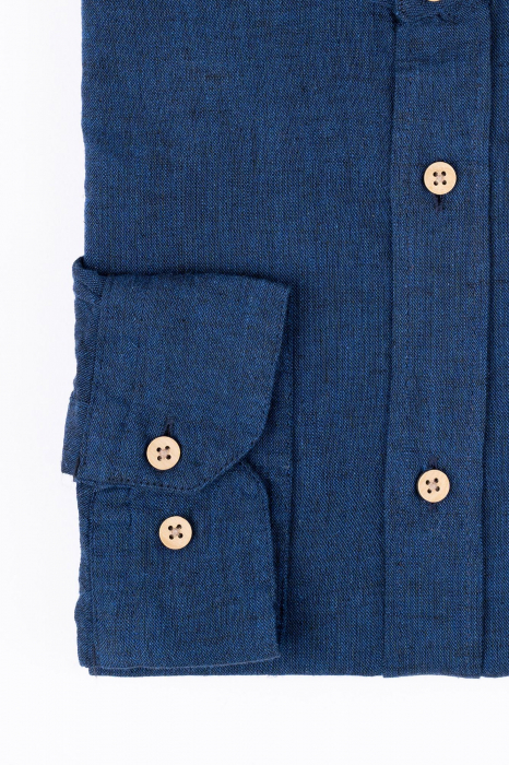 Camasa barbati casual regular fit navy din in 2XL [4]