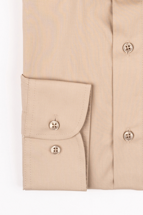 Camasa barbati clasica cappuccino slim fit 2XL [2]