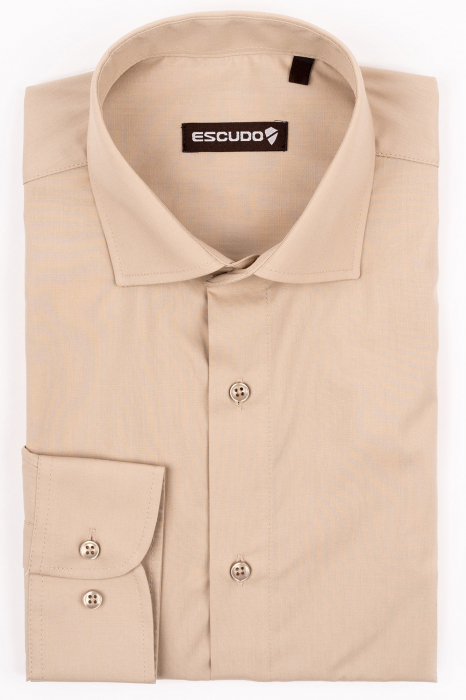 Camasa barbati clasica cappuccino slim fit 2XL [1]