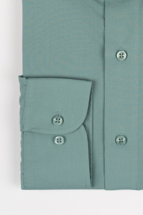 Camasa clasica verde regular fit [2]