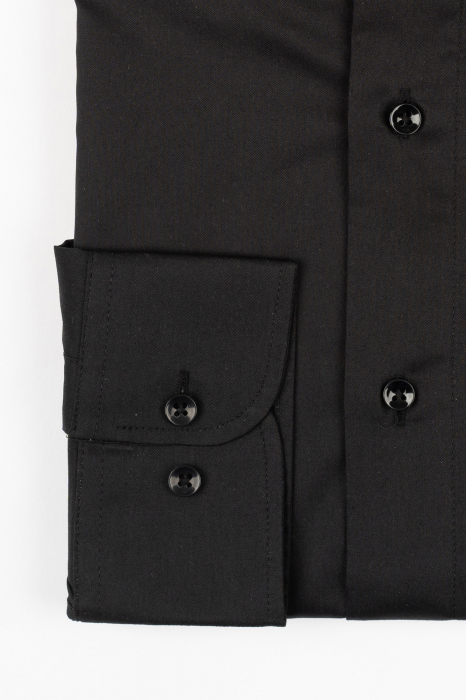 Camasa Easy Care neagra Slim Fit 2XL [2]