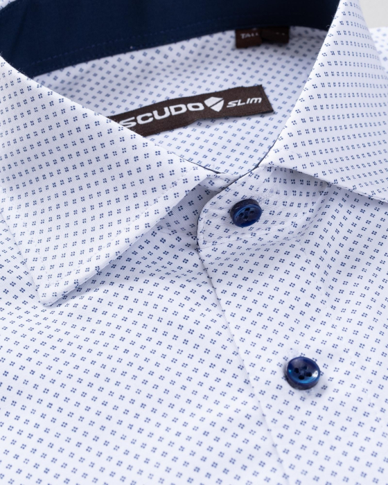 Camasa barbati imprimeuri slim fit [3]