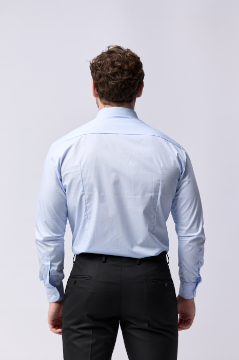 Camasa barbati inalti slim fit bleu CONFORT - TALL [5]