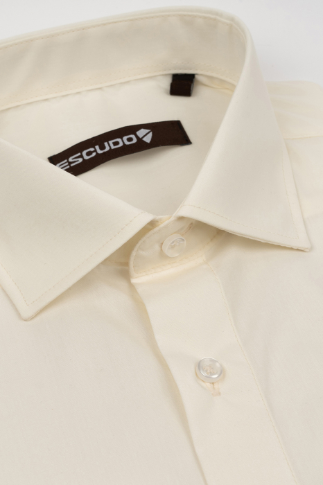 Camasa barbati regular fit 2XL-4XL crem [3]