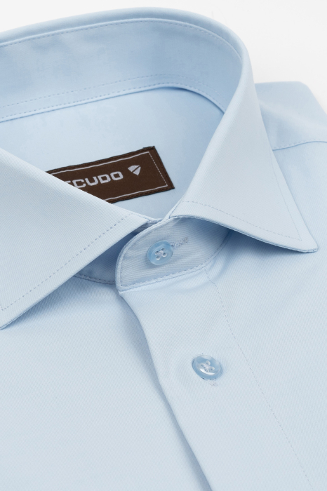 Camasa barbati regular fit bleu CONFORT [3]