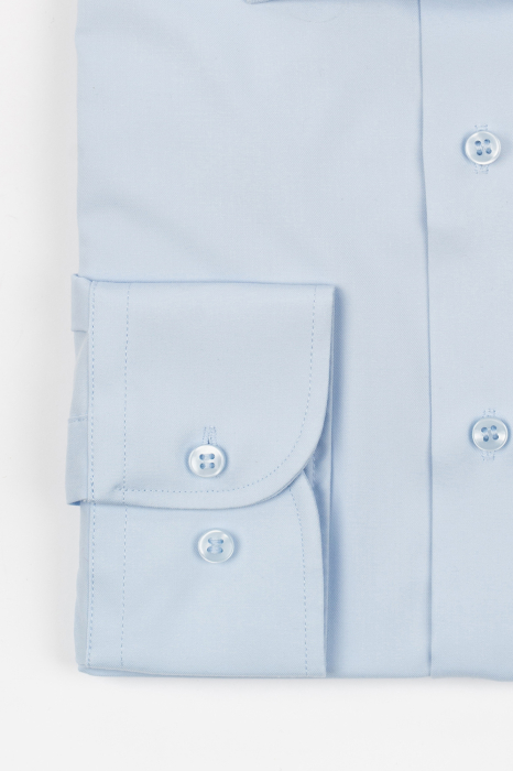 Camasa barbati slim fit bleu cu BAMBUS [3]