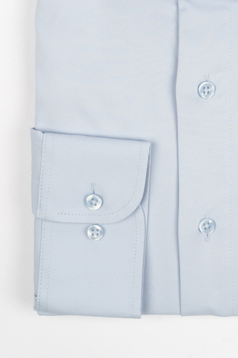 Camasa barbati regular fit bleu cu lycra 2XL [2]