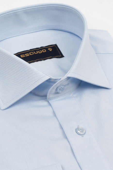 Camasa barbati regular fit bleu CONFORT [3]