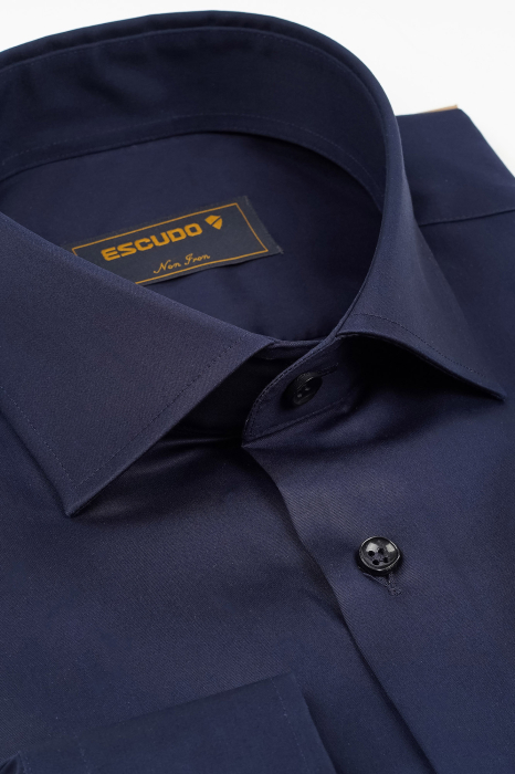 Camasa barbati regular fit bleumarin NON IRON [3]