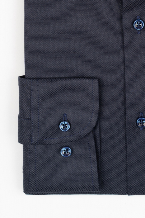 Camasa barbati regular  fit navy Oxford [2]