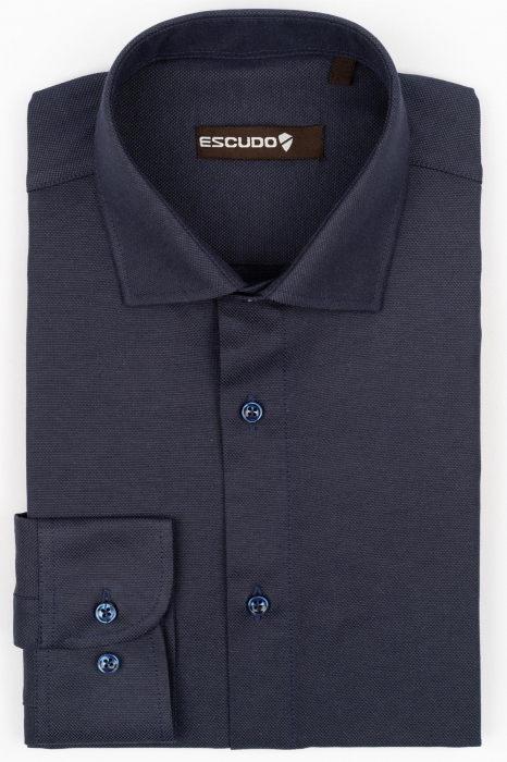Camasa barbati regular  fit navy Oxford 2xl [1]