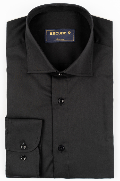 Camasa Easy Care neagra Regular Fit [4]