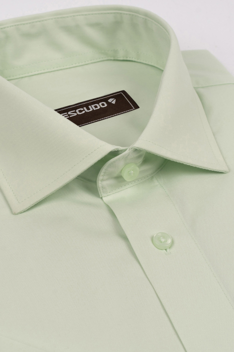 Camasa barbati regular fit verde cu maneca scurta  2XL-3XL [2]