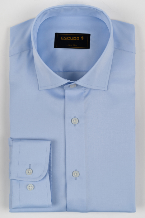 Camasa barbati slim fit bleu NON-IRON - 2XL [1]