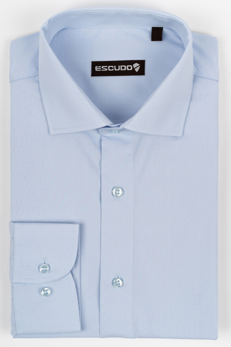 Camasa barbati slim fit bleu 2XL [1]