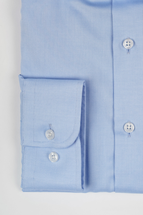 Camasa barbati slim fit bleu OXFORD NON IRON 2XL [2]