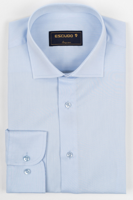 Camasa barbati slim fit bleu PLATINUM-EASY CARE [1]