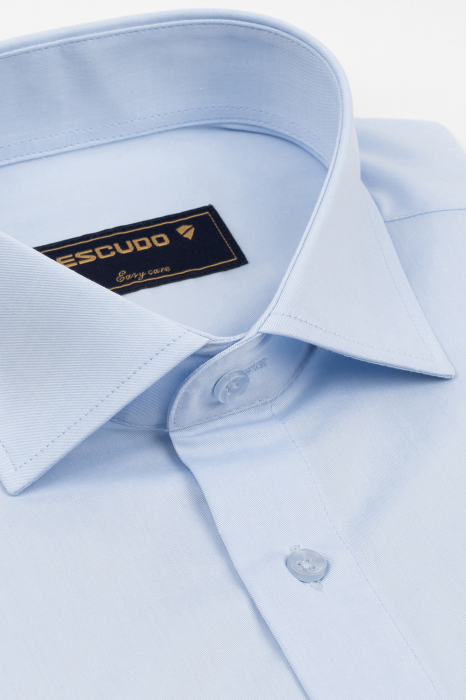 Camasa barbati slim fit bleu PLATINUM-EASY CARE [3]