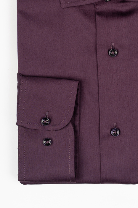 Camasa barbati slim fit mov inchis PREMIUM [3]