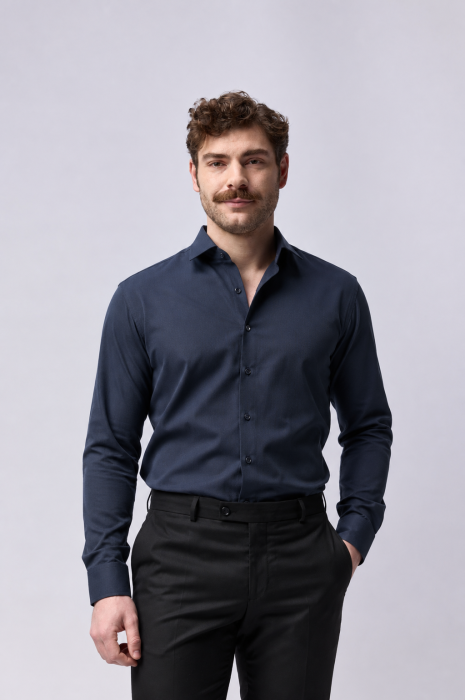 Camasa barbati slim fit navy - CONFORT [4]
