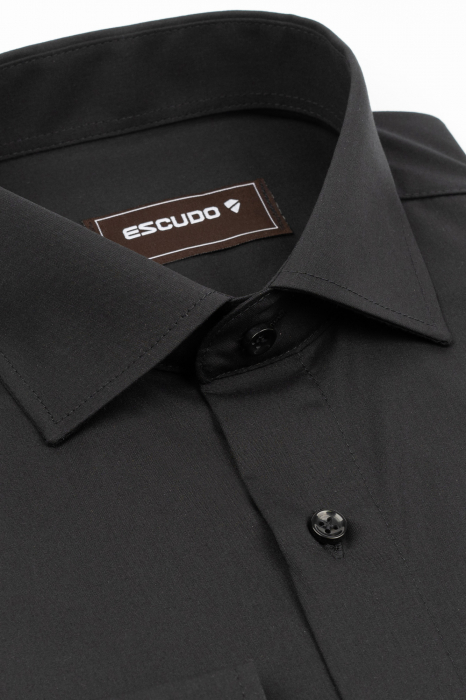 Camasa barbati slim fit neagra [5]