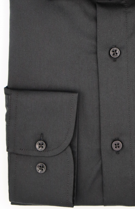 Camasa barbati slim fit neagra PLATINUM-EASY CARE 2XL [2]