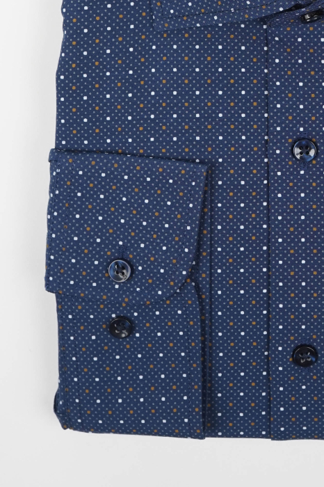 Camasa bleumarin 2XL cu buline [2]