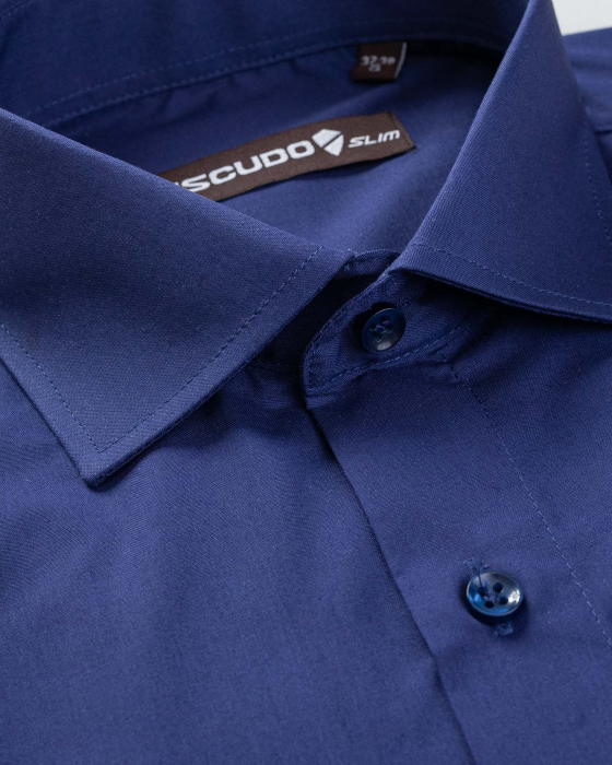 Camasa bleumarin slim fit 2XL [3]